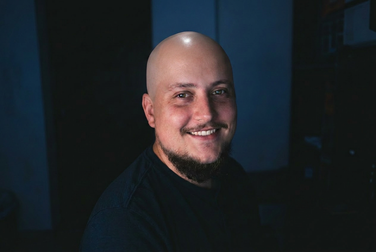Mircea — bald, shaorma-loving, and ready to date